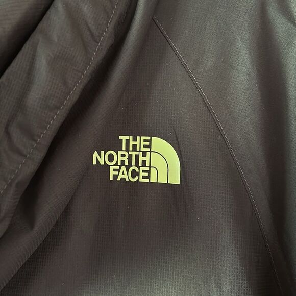 The North Face Windwall Black Jacket with Lime Accents - Picture 6 of 8